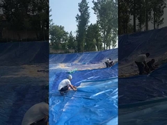 HDPE πισινών σκάφος της γραμμής 1.5mm Geomembrane μπλε υλικά οδόστρωσης