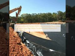 Δείκτης Οξυγόνου≥30 τοις εκατό HDPE Γεωμεμβράνη Μαύρο Άσπρο Μπλε Πράσινο Γκρι Κόκκινο Κίτρινο Ανθεκτικό Εύκαμπτο Αδιάβροχο Υλικό Επένδυσης