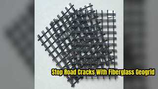 Γεωπλέγμα Fiberglass για Ισχυρότερη Ενίσχυση Δρόμου Ασφάλτου