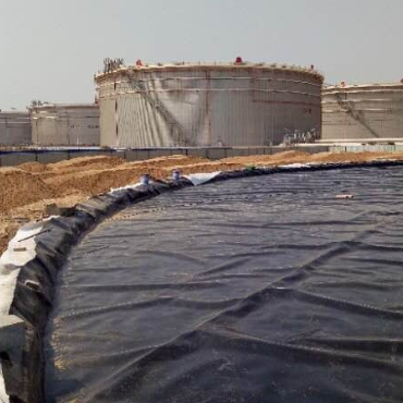 Επένδυση γεωμεμβράνης HDPE για δεξαμενές αποθήκευσης αγροτικού νερού