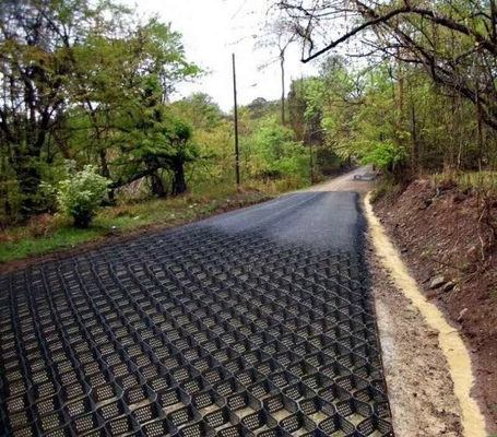 Driveway HDPE Paver επίγειου πλέγματος Geocell διατηρώντας τοίχοι Geocell εδαφολογικής σταθεροποίησης