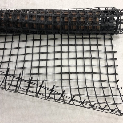 Μαύρο φίμπεργκλας Geogrid πλέγματος για την επίγεια σταθεροποίηση πεζοδρομίων