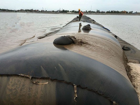 Αντοχή σε εφελκυσμό 130130kn Γεωυφασμάτινοι Σωλήνες Αποστράγγισης Μαύροι ΑΜΜΟΣ Μήκος 505μ Ανθεκτική και Λύση για Βιομηχανικές Εφαρμογές Αποστράγγισης