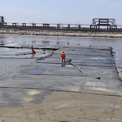 Σωλήνες Αποστράγγισης Γεωυφάσματος Υψηλής Διαπερατότητας για Έργα Επεξεργασίας Λυματολάσπης Δήμων