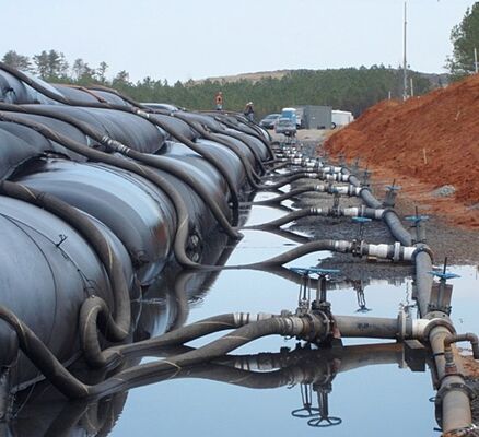 Σωλήνες αφυδάτωσης από γεωύφασμα πολυπροπυλενίου ανθεκτικοί στην πίεση 50kN για διήθηση λάσπης φοινικέλαιου