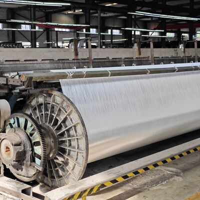 200kN/m Υψηλής αντοχής υφασμένο υφασμένο υφασμάτινο υλικό PET για τη βελτίωση των μαλακών θεμελιωδών υλών