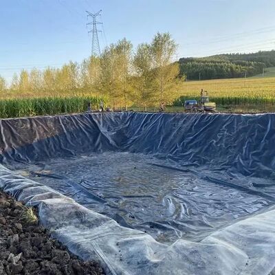 Επένδυση γεωμεμβράνης HDPE καζανάκι συλλογής βρόχινου νερού για υπόγεια αποθήκευση