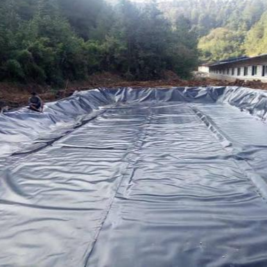 Επένδυση γεωμεμβράνης HDPE καζανάκι συλλογής βρόχινου νερού για υπόγεια αποθήκευση
