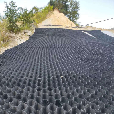 Τυποποιημένο HDPE Geocell ASTM πλέγμα κυψελωτού αμμοχάλικου 50mm ύψους