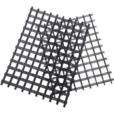 Διαξωνικός Triaxial ρόλων Geogrid πλέγματος φίμπεργκλας άνθρακα αλκαλικός ανθεκτικός