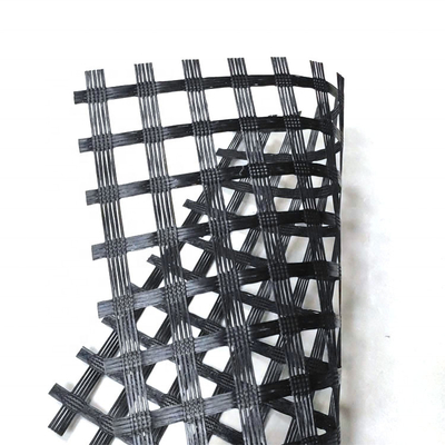 Διαξωνικός Triaxial ρόλων Geogrid πλέγματος φίμπεργκλας άνθρακα αλκαλικός ανθεκτικός