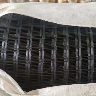 Εύκαμπτο πλέγμα Geogrid πολυεστέρα πλαστικό για την ενίσχυση στρώματος οδικής ασφάλτου