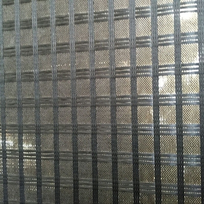 Εύκαμπτο πλέγμα Geogrid πολυεστέρα πλαστικό για την ενίσχυση στρώματος οδικής ασφάλτου