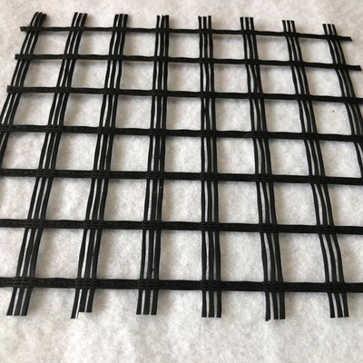 Εύκαμπτο πλέγμα Geogrid πολυεστέρα πλαστικό για την ενίσχυση στρώματος οδικής ασφάλτου