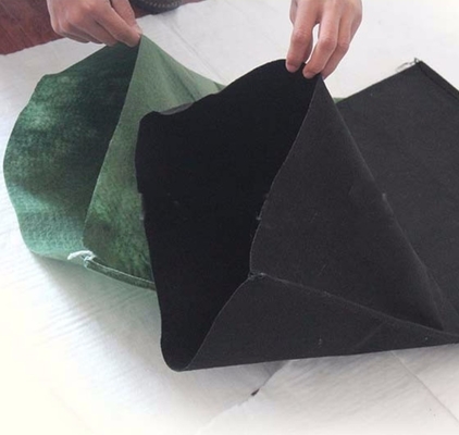 Ο μη τοξικός Geotextile PP υφαμένος 200g-1400g πράσινος Μαύρος Geobag μη